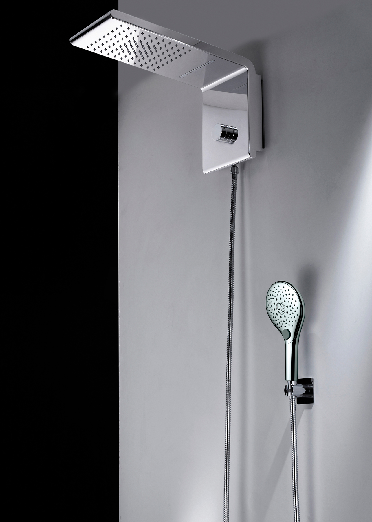 Настенный верхний душ Bossini Syncro-Rain RENOVATION SET 2 режима I00592.030 хром (изделие снято с производства)