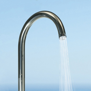 Душевая колонна Bossini Outdoor/Indoor Columns Pool Floor L00823 из нержавеющей стали