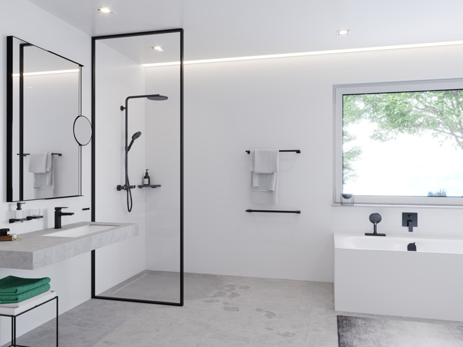 Держатель для банных полотенец HANSGROHE AddStoris 41747700 Белый матовый
