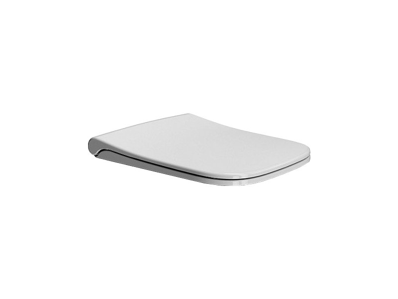 Сиденье с крышкой для унитаза GSI NUBES MS96C11 c Soft Close, белое глянцевое