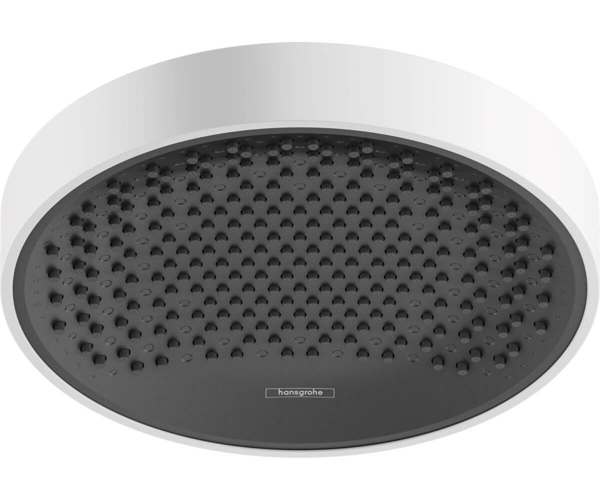 Верхний душ Hansgrohe Rainfinity 250 1jet 26229700 с потолочным кронштейном, EcoSmart, белый матовый