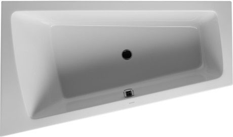 Акриловая ванна Duravit Paiova 700212000000000 1700 х 1000 c наклоном для спины слева, встраиваемая, угловая, белая