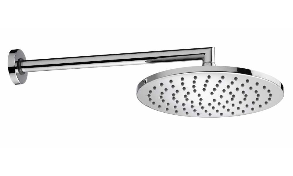 Настенный верхний душ Bossini Cosmo H70595H Хром с кронштейном