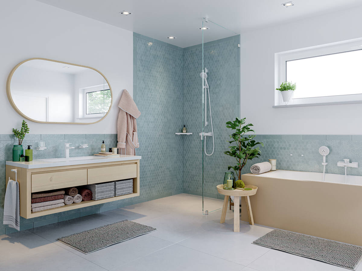 Штанга для душа 90 см Hansgrohe Unica S Puro 28631700 Белый матовый