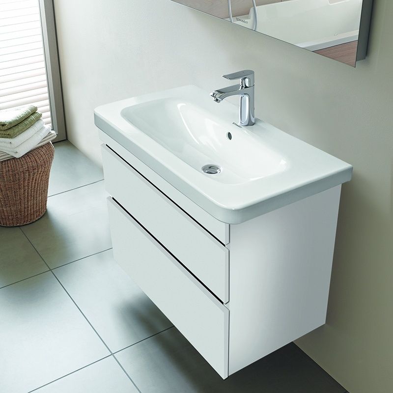 Тумба подвесная под раковину Duravit DuraStyle DS648402222 белый глянцевый