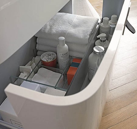 Внутренний разделитель DURAVIT Esplanade ES992200000 370 мм х 200 мм, серый