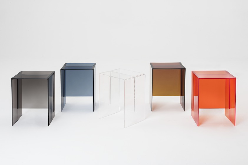 Табурет для ванной комнаты Kartell by Laufen   3.8933.0.085.000.1 пластик серый дымчатый