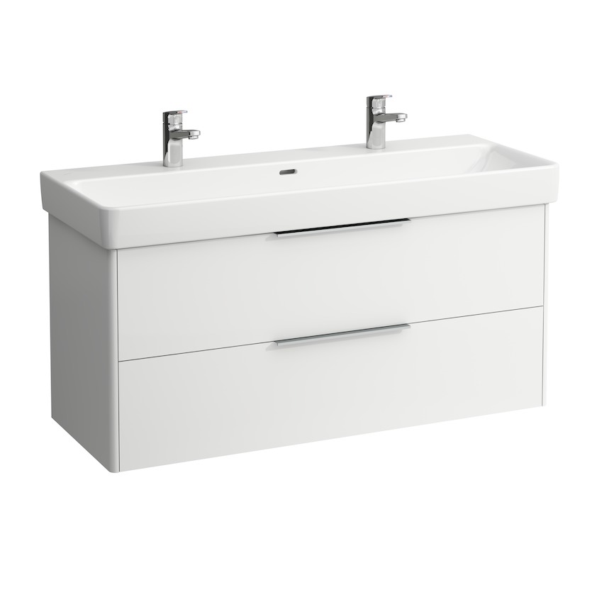 Раковина столешница Laufen  Pro S  814965 120 см, с отверстиями под 2 смесителя