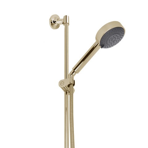Душевая стойка Dornbracht LA FLEUR 26 403 955 47 с ручным душем, держателем и шлангом, шампань