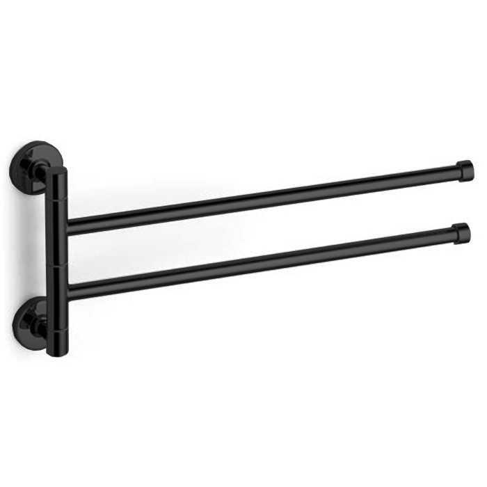 Полотенцедержатель двойной поворотный BERTOCCI CINQUECENTO 110 0536 0800 360 мм, чёрный матовый