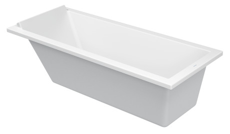 Акриловая ванна Duravit Starck 700334000000000 1700 х 700 c одним наклоном для спины, встраиваемая версия или версия с панелями, белая