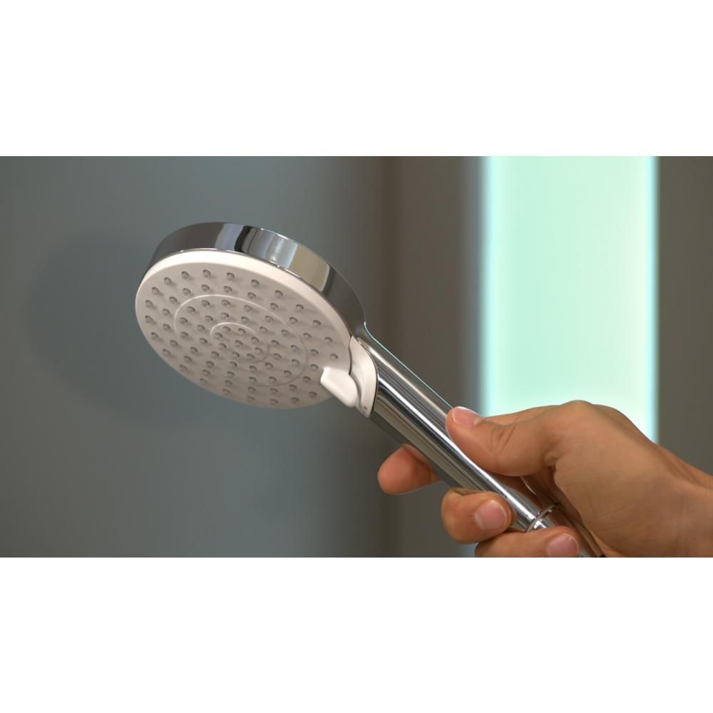 Ручной душ Hansgrohe Crometta 1jet 26333400 с EcoSmart, Белый/Хром