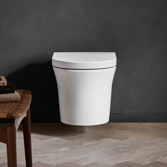 Сиденье для унитаза с крышкой  Duravit White Tulip 0027090000 с автоматическим закрыванием, белый