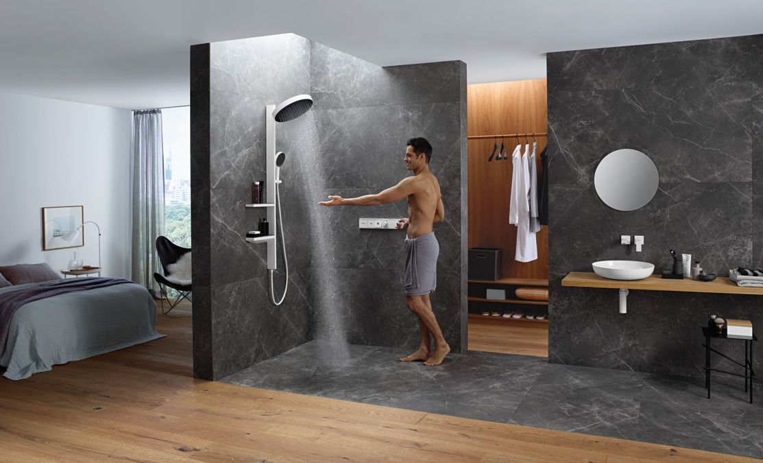 Термостат для душа Hansgrohe RainSelect 15380000 2 потребителя хром