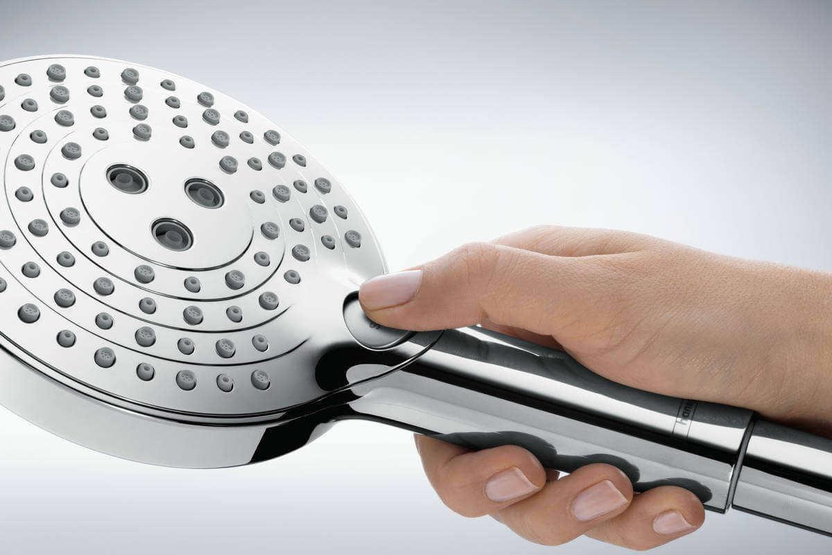 Душевой набор Hansgrohe Raindance Select S 120 3jet 27667000 со штангой 90 см, хром