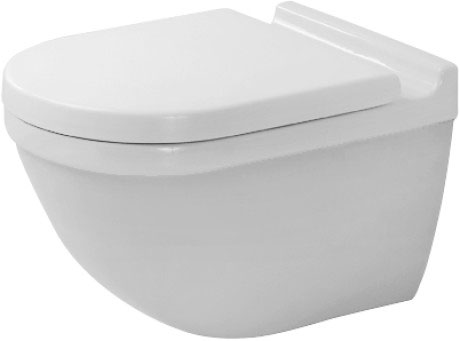 Подвесной унитаз Duravit Starck 3 42250900A1 54 см с сиденьем (комплект)