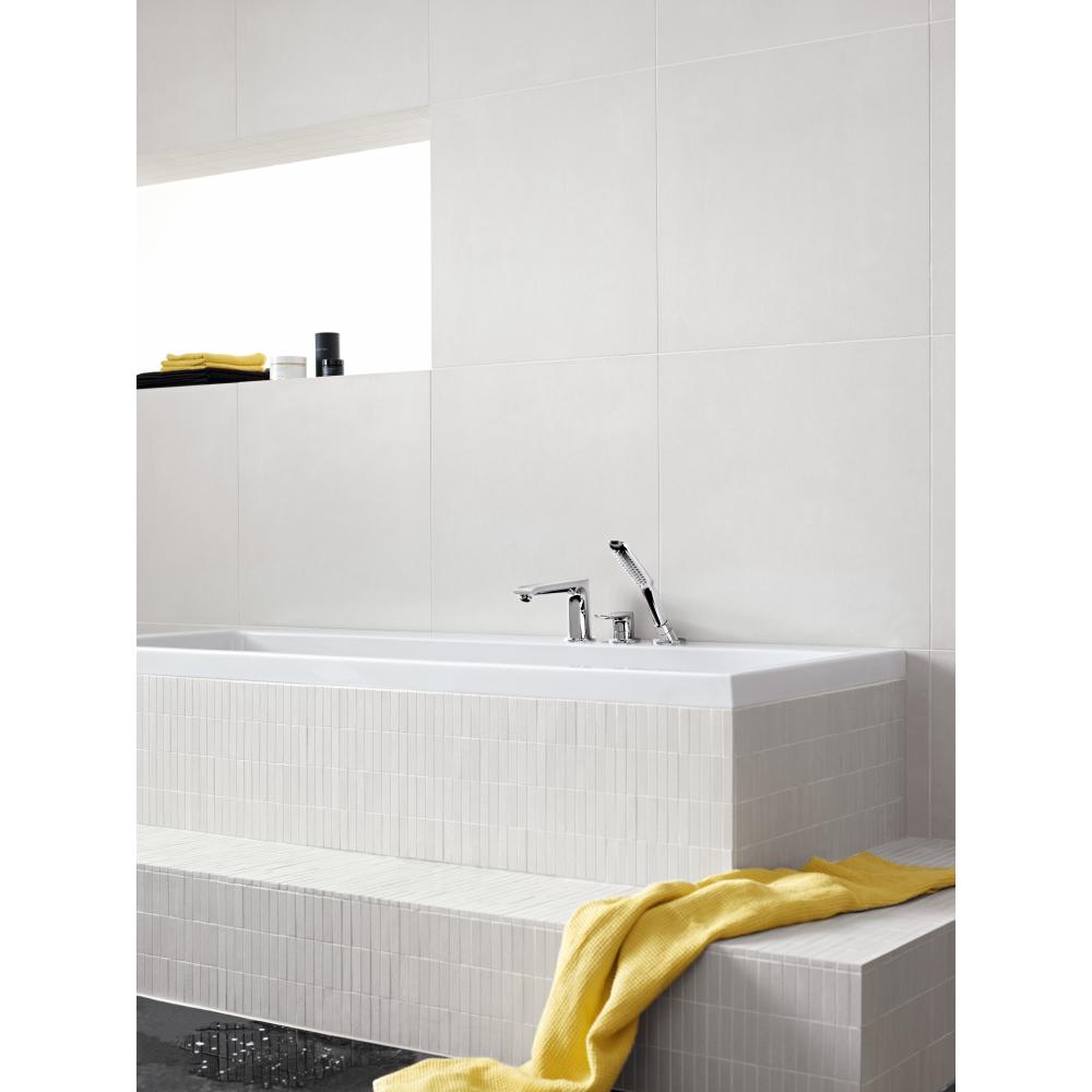 Смеситель на борт ванны на 3 отверстия Hansgrohe Metris 31190000 Хром