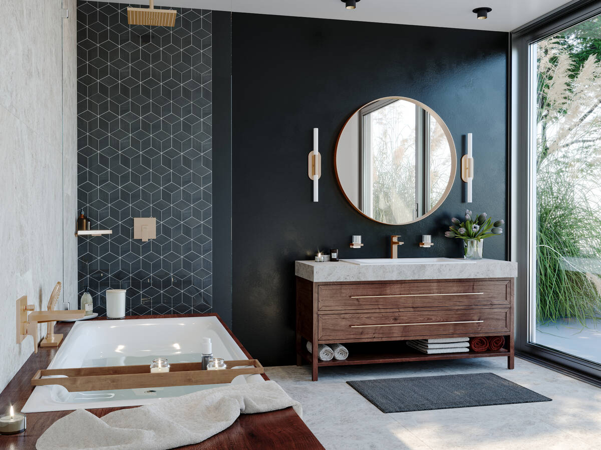 наружная часть смесителя для душа Hansgrohe Metropol 32565140 шлифованная бронза
