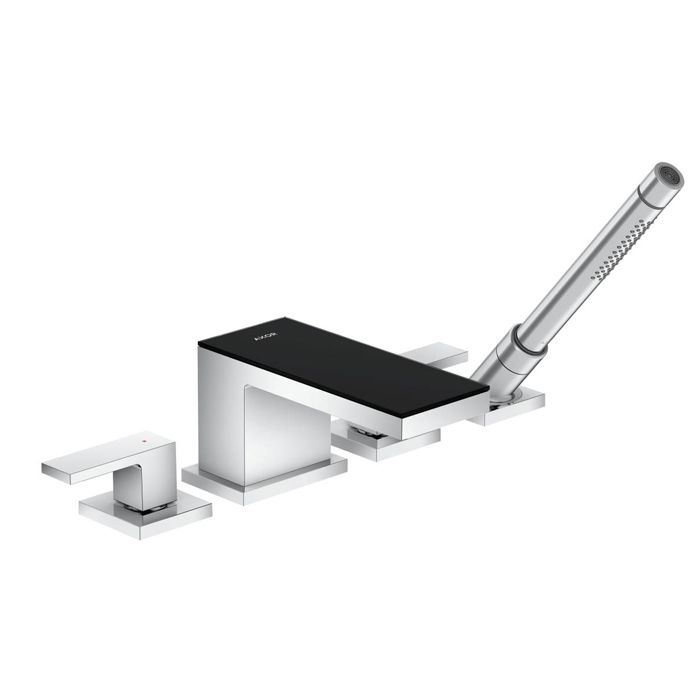Панель для смесителя 15 см AXOR MyEdition 47902600 Чёрное стекло
