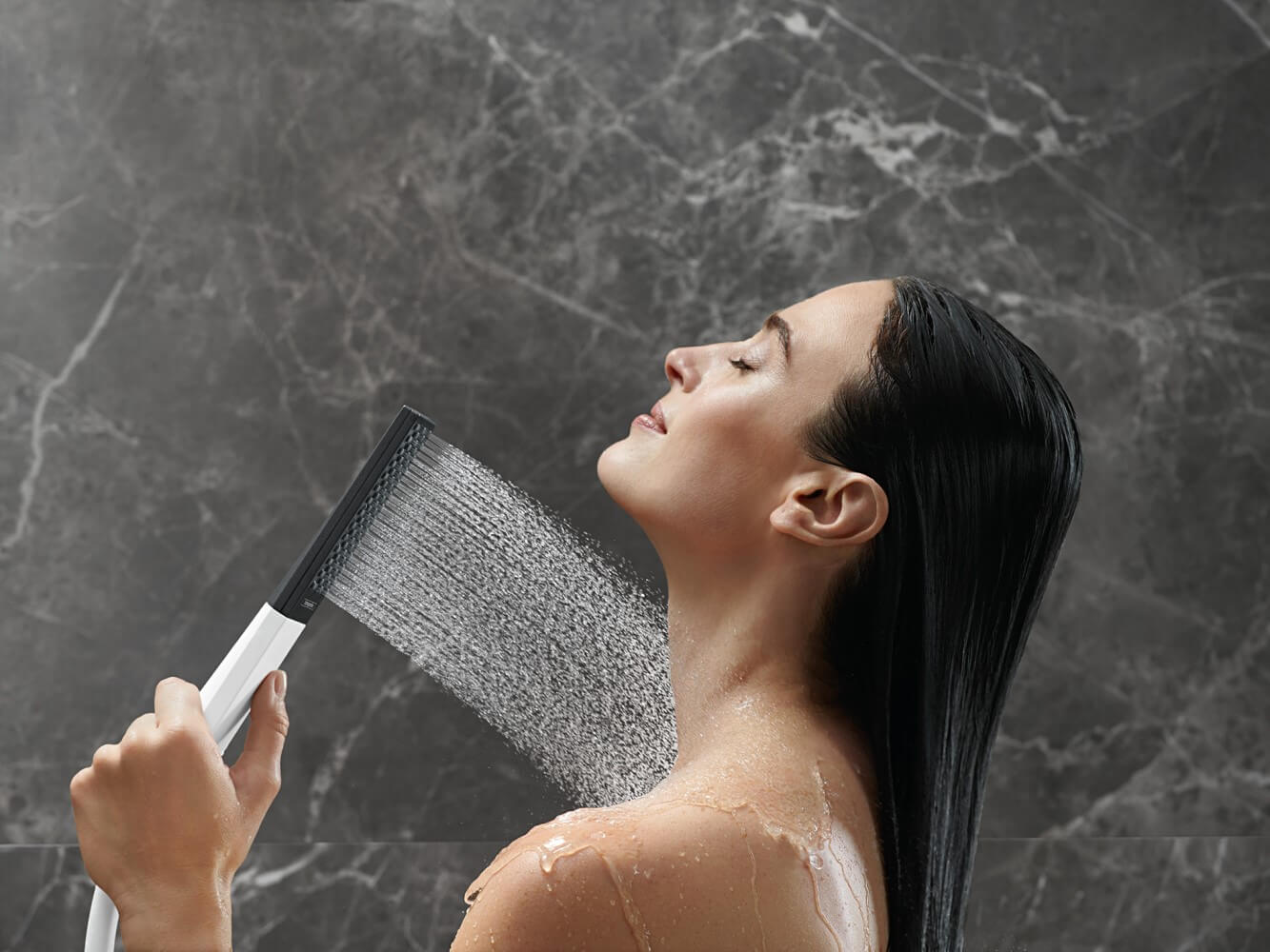 Ручной душ-палочка Hansgrohe Rainfinity 100 1jet 26866700 белый матовый