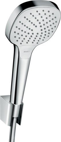 Душевой набор Hansgrohe Croma Select E Vario 26425400 белый/хром