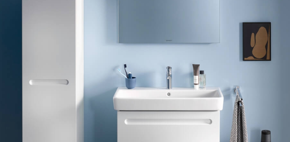 Раковина встраиваемая сверху/подвесная DURAVIT Duravit No.1 23758000002 460 мм х 800 мм, с переливом, с отверстием под смеситель, белая