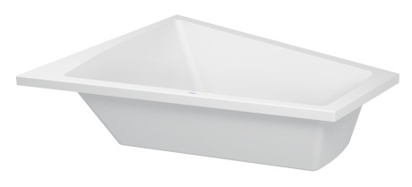 Акриловая ванна Duravit Paiova 700216000000000 1800 х 1400 c наклоном для спины слева, встраиваемая, угловая, белая
