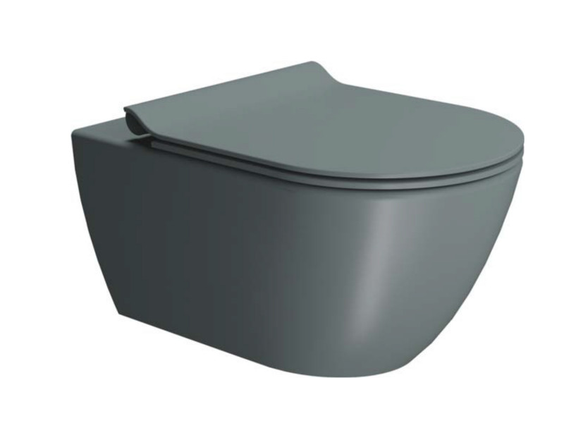 Сиденье для унитаза GSI PURA MS86CSN04 Slim/SoftClose, цвет Agave Matte
