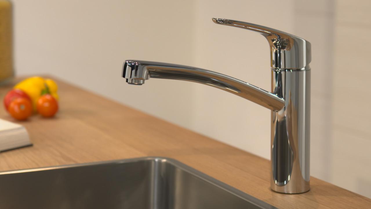 Кухонный смеситель однорычажный 1jet HANSGROHE Focus M41 31806000 160 мм, цвет Хром