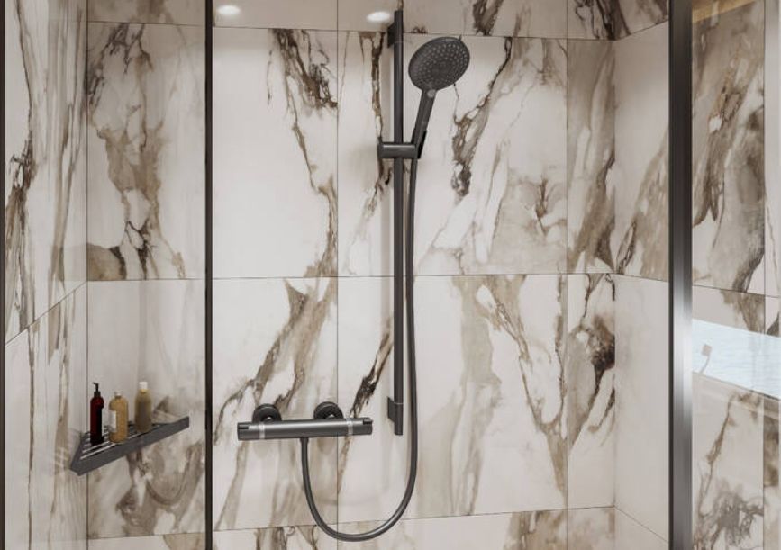 Ручной душ HANSGROHE Raindance Select S 26530340 120 3jet, цвет Шлифованный чёрный хром