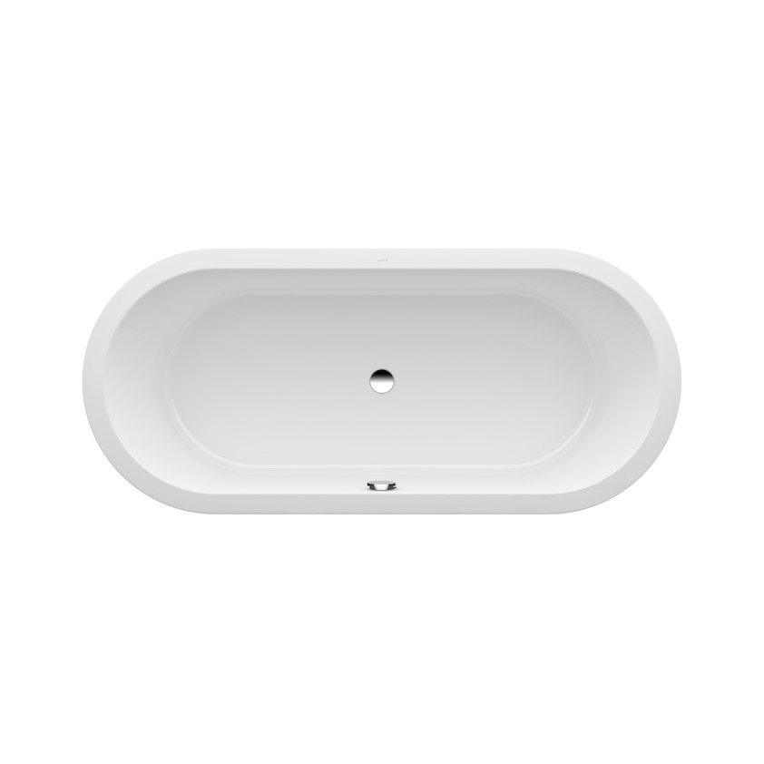 Встраиваемая  ванна  овальная   Laufen  Pro  2.4195.0.000.000.1 1800х800 мм,   из материала   Marbond,  с ножками, без рамы, белая