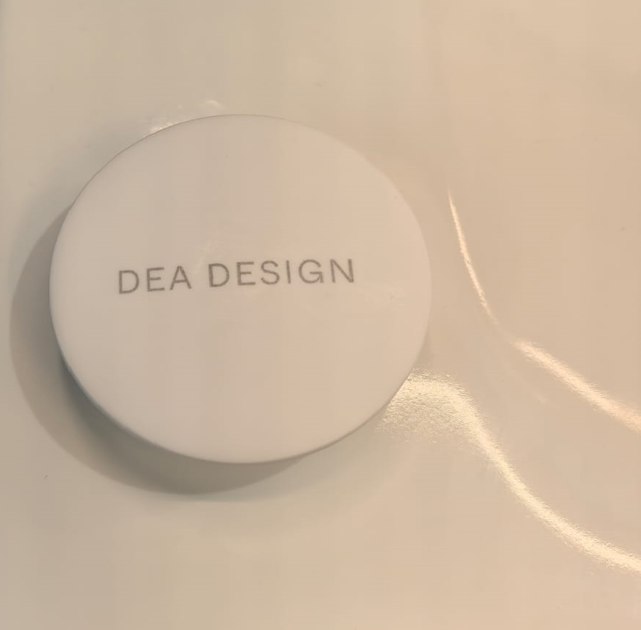 Крышка донного клапана для раковины DEA DESIGN  DD4230 1  из искусственного камня Solid Suface, цвет Dark Camel №1