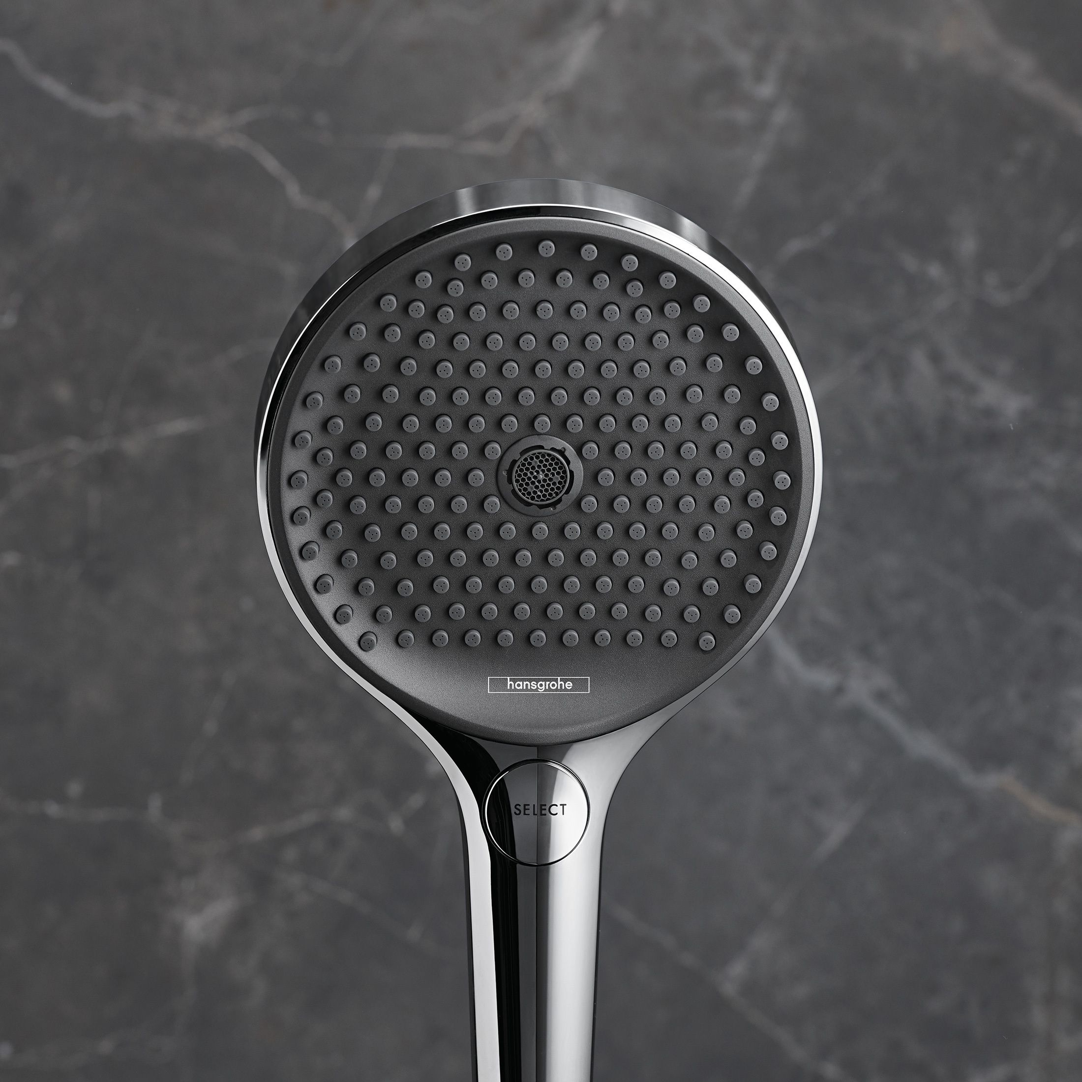 Душевой набор Hansgrohe Rainfinity 27672000 EcoSmart с мыльницей хром