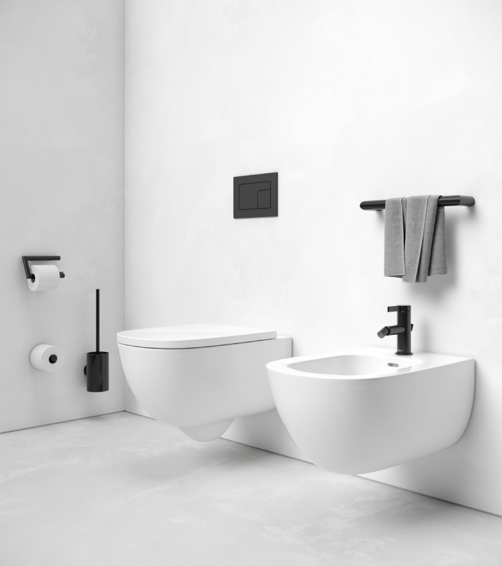 Держатель запасного рулона KEUCO COLLECTION REVA 12863 370000 Чёрный матовый