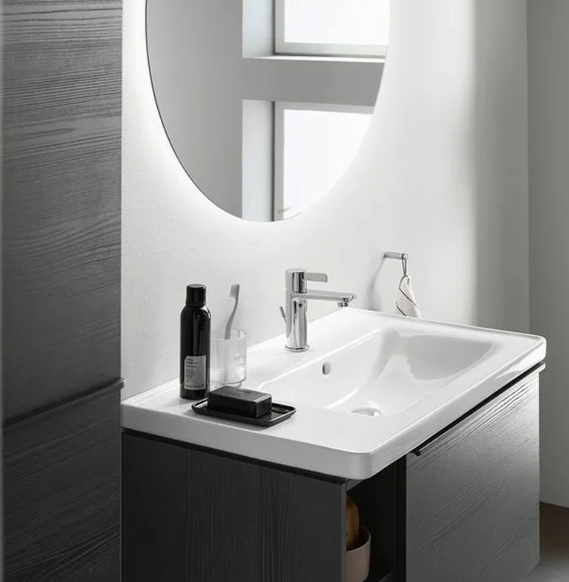 Раковина встраиваемая Duravit D-Neo 2367650000 650 мм х 480 мм, с переливом, с отверстием под смеситель, белая