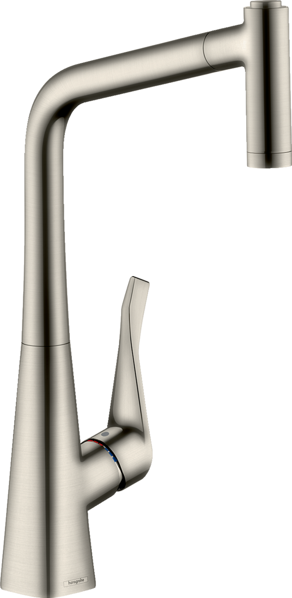 Смеситель Hansgrohe Metris 14820800 для кухонной мойки с вытяжным душем