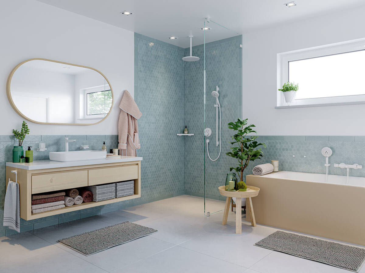 Штанга для душа 90 см Hansgrohe Unica S Puro 28631700 Белый матовый
