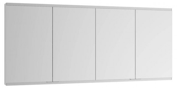 Зеркальный шкаф без подсветки KEUCO Royal Modular 2.0 800400161000500 с четырьмя дверцами, встраиваемый, серебристый анодированный