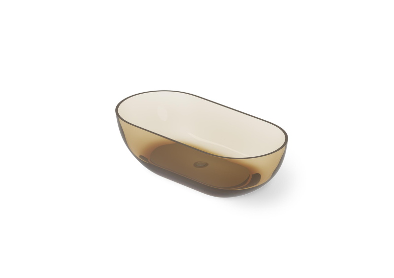 Ванна овальная отдельностоящая из полимера DEA DESIGN SHADOW DD8619 1780 R6 1780 мм х 880 мм х 520 мм, с сифоном и донным клапаном, цвет Classic Green R6