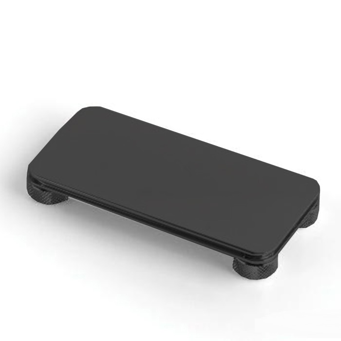 Мыльница настольная OFFICINA 01 127 7531 0800 Чёрный матовый