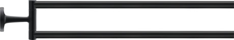 Двойной полотенцедержатель Duravit Starck T  0099414600_УЦ   черный / Изделие с выставки. Потертостей нет. Состояние отличное.