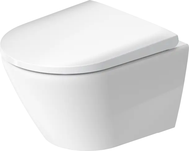 Унитаз подвесной безободковый Duravit D-Neo 2588090000 480 мм х 370 мм, цвет Белый глянцевый