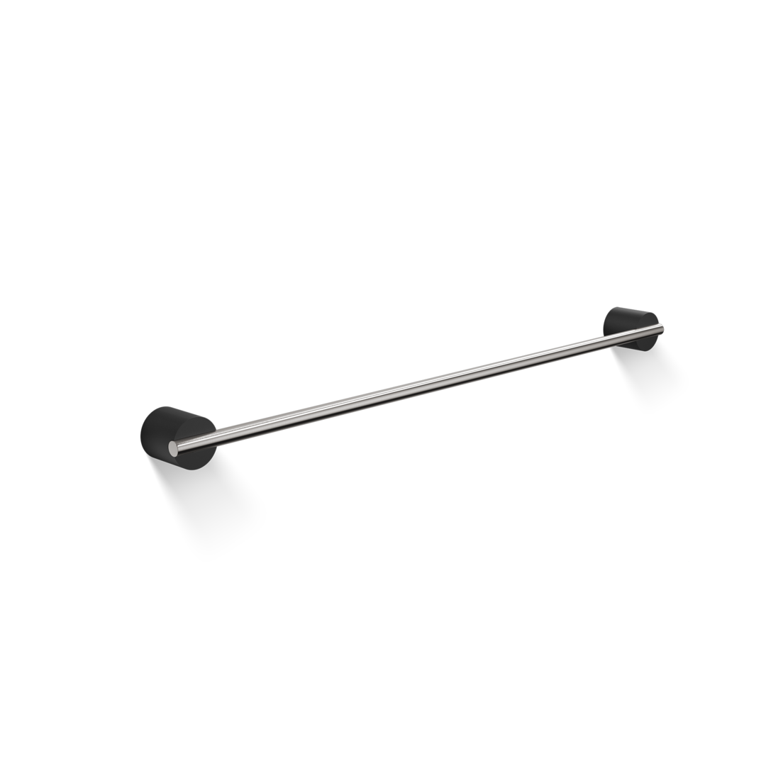 Полотенцедержатель настенный DECOR WALTHER  STONE HTE 60   0975265   600 мм, композит Solid Surface черный матовый/сталь матовая