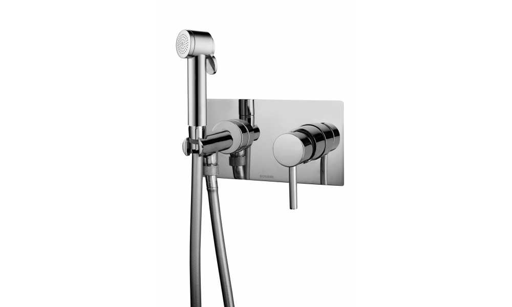 Гигиенический комплект Bossini Paloma Z005399  Хром (с механическим смесителем) (изделие снято с производства)