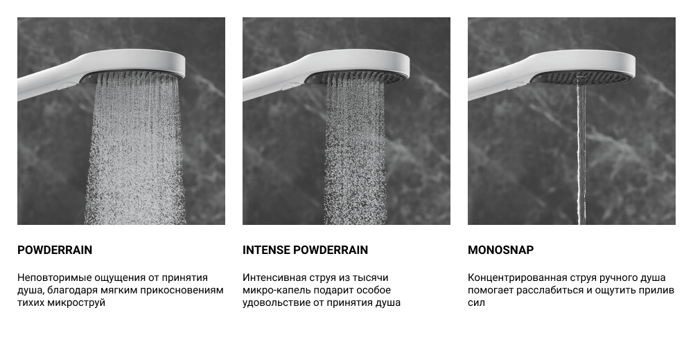 Ручной душ Hansgrohe Rainfinity 130 3jet 26864700 белый матовый