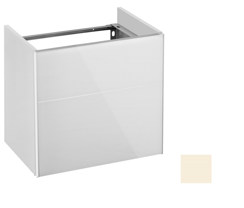 Тумба под умывальник Keuco Royal Reflex  34090 220002 корпус декоративное глянцевое покрытие/фасад стекло магнолия