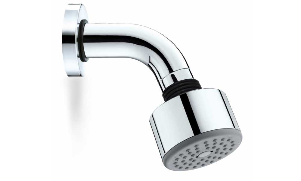 Настенный верхний душ Bossini Cylindrico 1 режим H41352 Хром с кронштейном