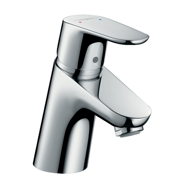 Однорычажный смеситель для раковины HANSGROHE Focus 31952000 без донного клапана, LowFlow 3,5 л / мин., цвет Хром