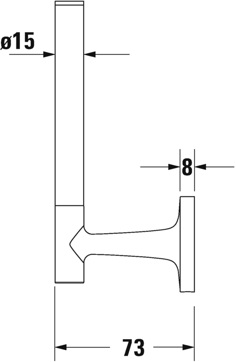 Держатель для запасных рулонов Duravit Starck T 0099394600 черный