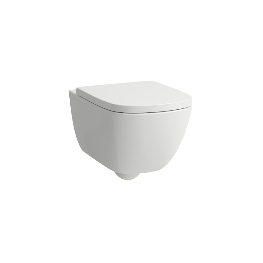 Подвесной унитаз  Laufen  Palomba  8.2080.2.400.000.1 безободковый  Rimless, с покрытием LCC